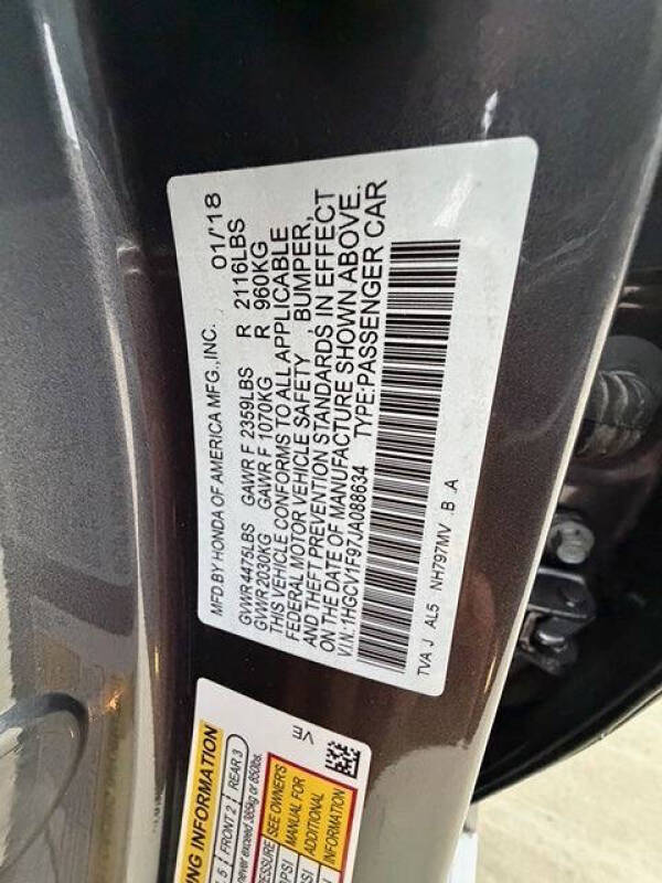 2018 Honda Accord Touring