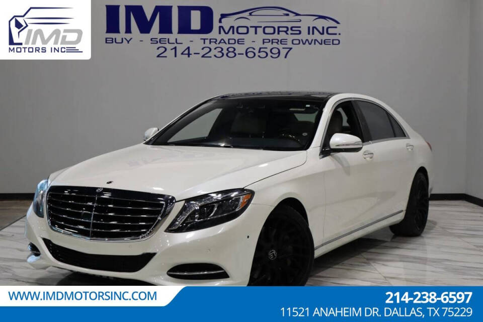 2016 Mercedes-Benz S-Class for sale at IMD MOTORS, INC in Dallas, TX