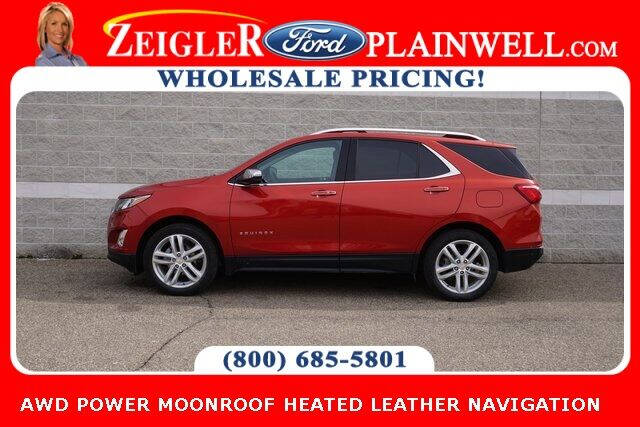 2020 Chevrolet Equinox for sale at Zeigler Ford of Plainwell- Jeff Bishop - Zeigler Ford of Lowell in Lowell MI