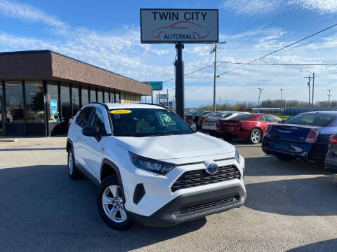 2021 Toyota RAV4 Hybrid for sale at TWIN CITY AUTO MALL in Bloomington IL