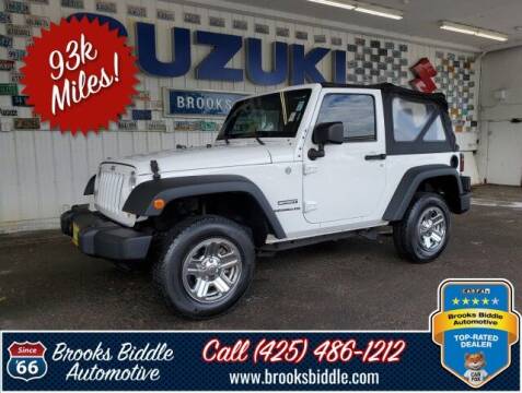 2014 Jeep Wrangler for sale at BROOKS BIDDLE AUTOMOTIVE in Bothell WA