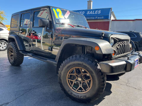 2012 Jeep Wrangler Unlimited for sale at Gonzalez Auto Sales in Joliet IL