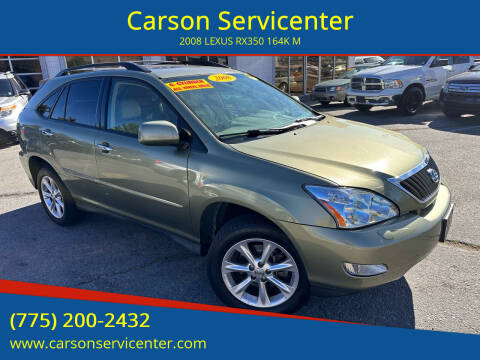 2008 Lexus RX 350 for sale at Carson Servicenter in Carson City NV