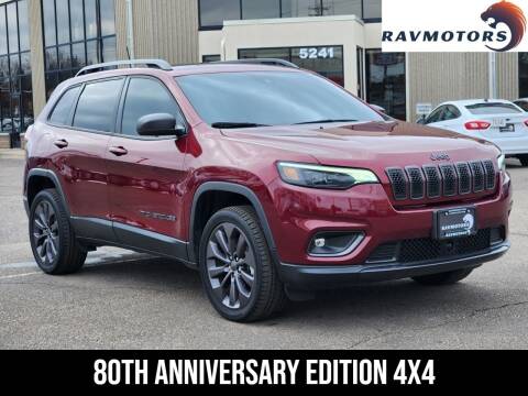 2021 Jeep Cherokee for sale at RAVMOTORS - CRYSTAL in Crystal MN
