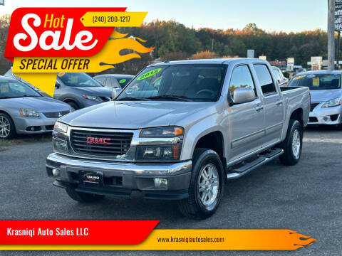 2012 GMC Canyon for sale at Krasniqi Auto Sales LLC in La Plata MD