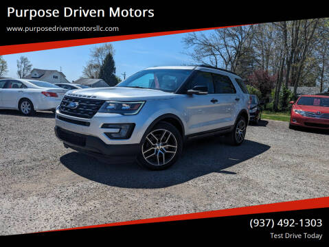 2016 Ford Explorer for sale at Purpose Driven Motors in Sidney OH