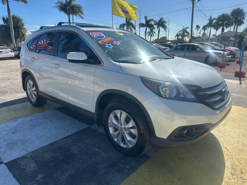 Used 2014 Honda CR-V EX-L with VIN 5J6RM3H76EL005847 for sale in Melbourne, FL