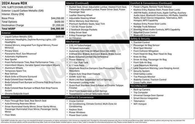 2024 Acura RDX SH-AWD
