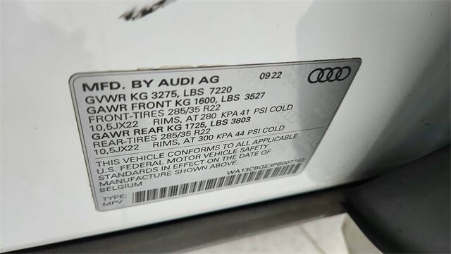 2023 Audi e-tron S Sportback quattro Prestige