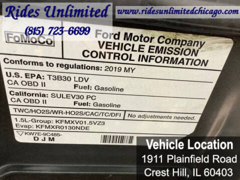 2019 Ford Fusion SEL