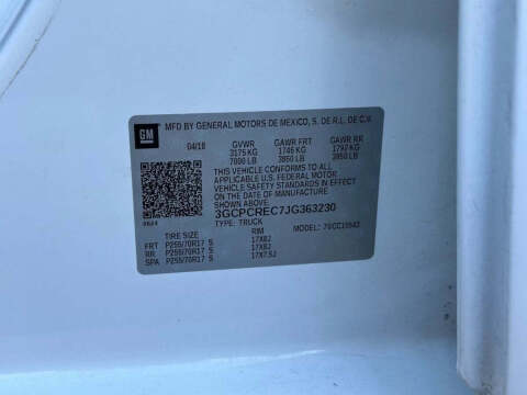 2018 Chevrolet Silverado 1500