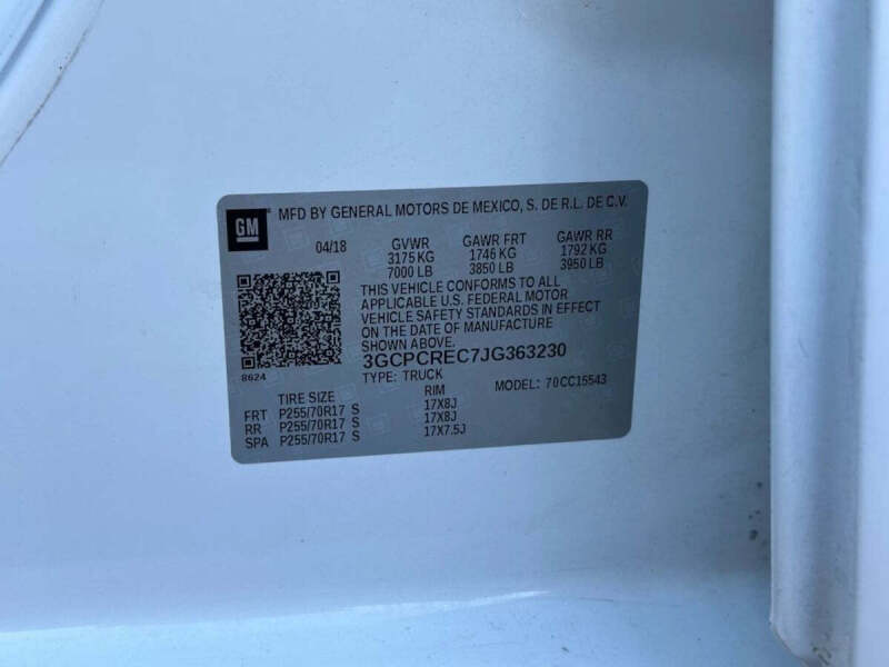 2018 Chevrolet Silverado 1500