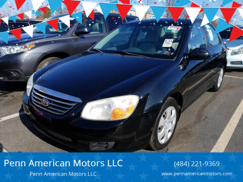 2007 Kia Spectra for sale at Penn American Motors LLC in Emmaus PA