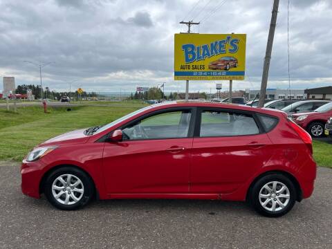 2013 Hyundai Accent for sale at Blake's Auto Sales LLC in Rice Lake WI