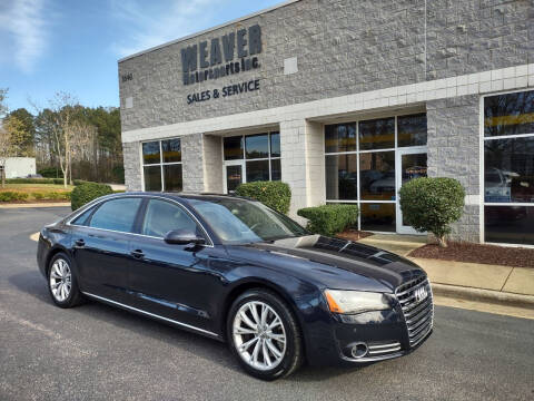 2012 Audi A8 L for sale at Weaver Motorsports Inc in Cary NC