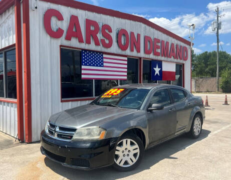 2012 Dodge Avenger for sale at Cars On Demand 3 in Pasadena TX