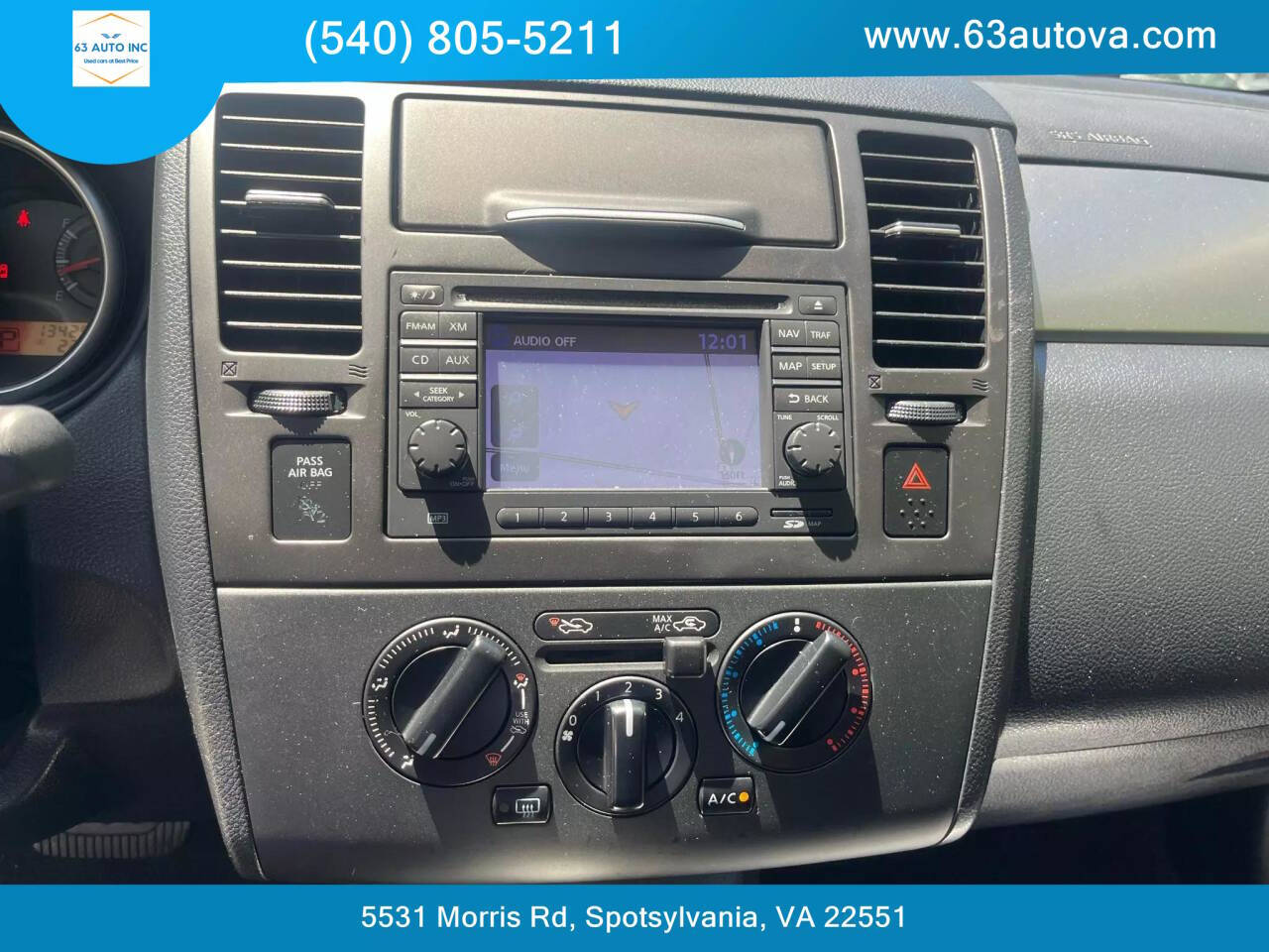 2011 Nissan Versa for sale at 63 Auto Inc in Spotsylvania, VA