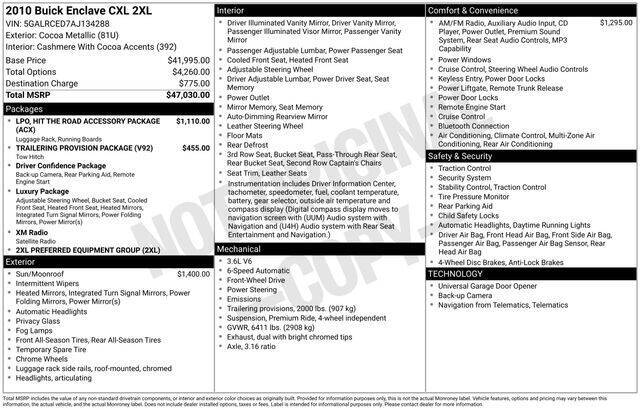 2010 Buick Enclave CXL