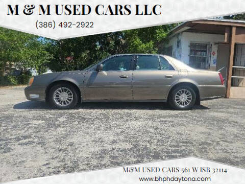 2003 Cadillac DeVille for sale at M & M Used Cars LLC in Daytona Beach FL