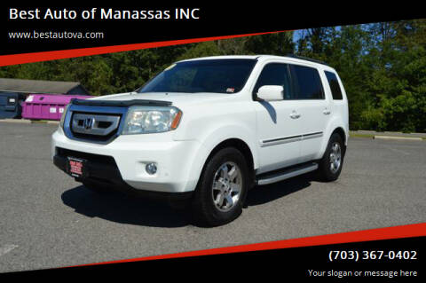 2010 Honda Pilot for sale at Best Auto of Manassas INC in Manassas VA