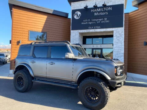 2021 Ford Bronco for sale at Hamilton Motors in Washington UT