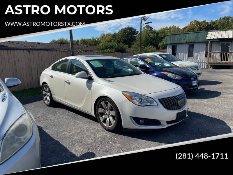 2014 Buick Regal for sale at ASTRO MOTORS in Houston TX