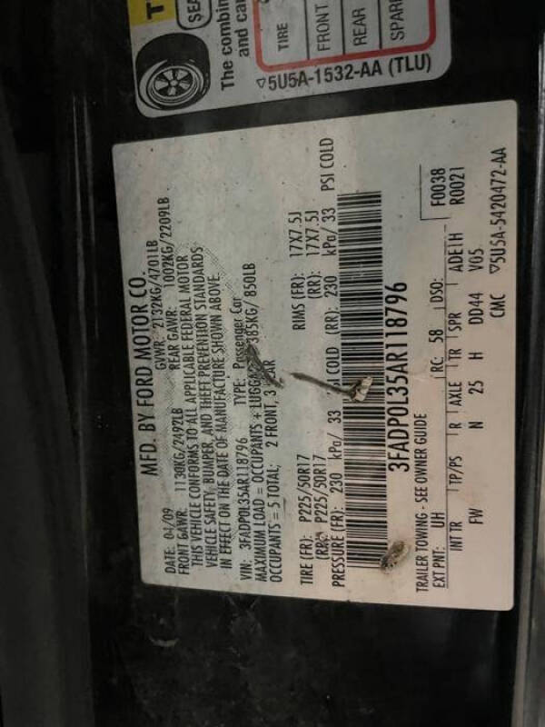 2010 Ford Fusion Hybrid