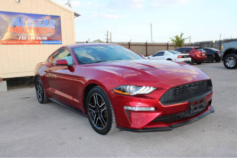 2018 Ford Mustang for sale at ALL STAR MOTORS INC in Houston TX