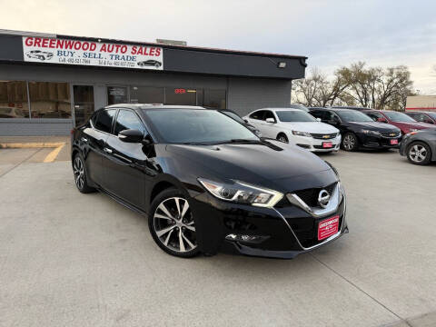 2017 Nissan Maxima for sale at GREENWOOD AUTO LLC in Lincoln NE