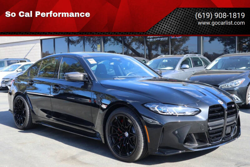 2023 BMW M3 for sale at So Cal Performance in San Diego CA