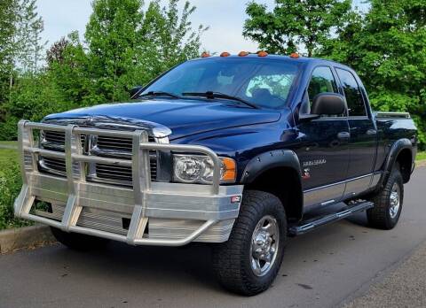 2005 Dodge Ram 3500 for sale at CLEAR CHOICE AUTOMOTIVE in Milwaukie OR