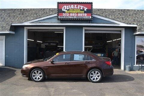 2012 Chrysler 200 for sale at Quality Pre-Owned Automotive in Cuba MO