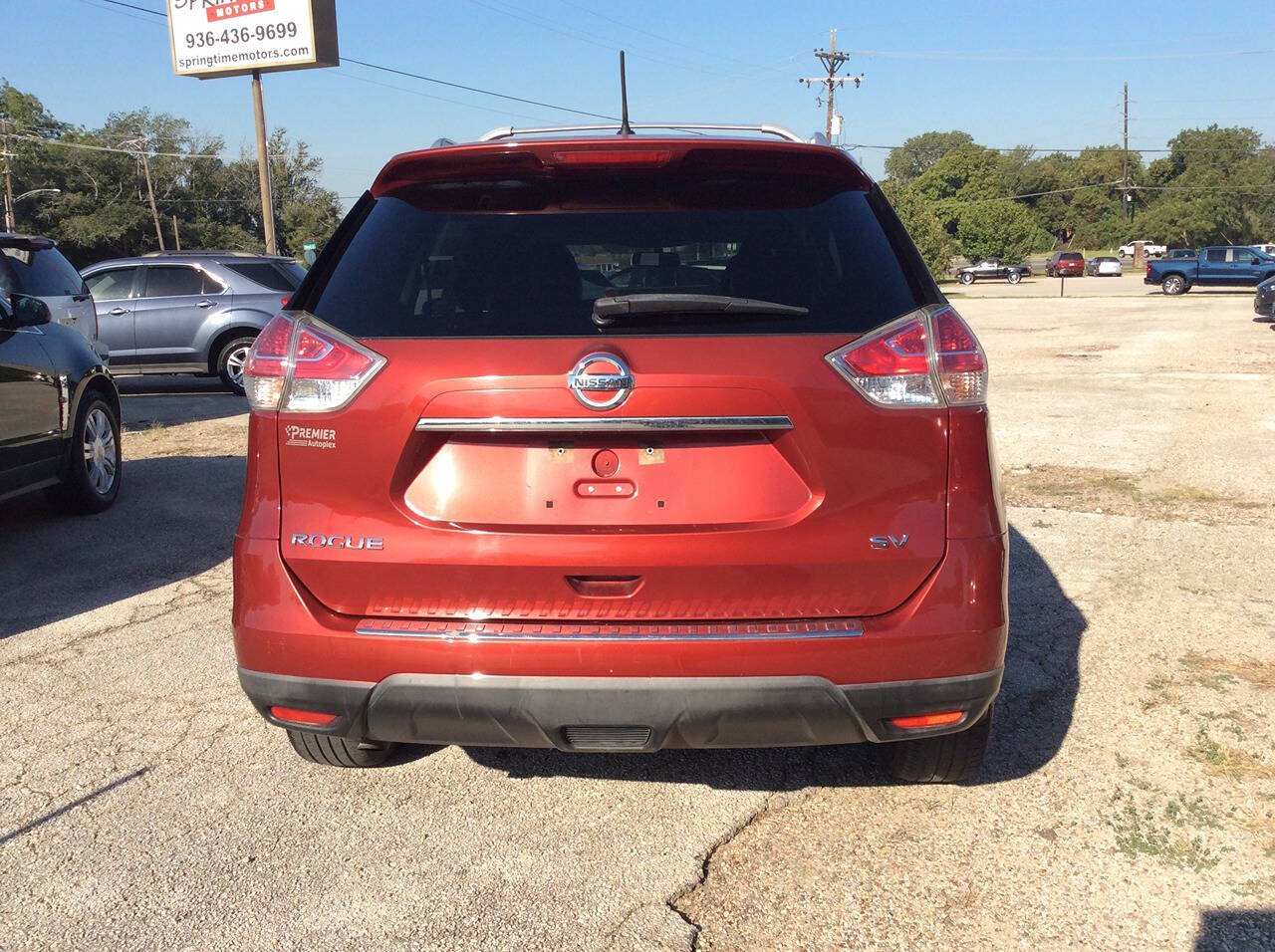 2016 Nissan Rogue for sale at SPRINGTIME MOTORS in Huntsville, TX