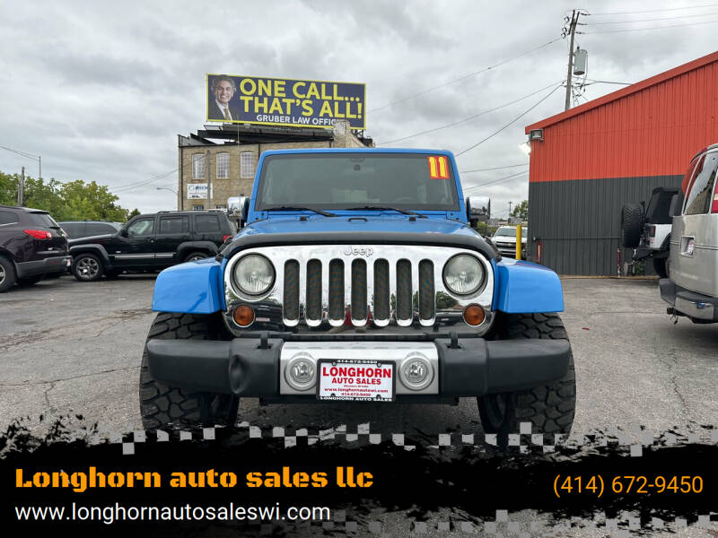 2011 Jeep Wrangler Unlimited for sale at Longhorn auto sales llc in Milwaukee WI