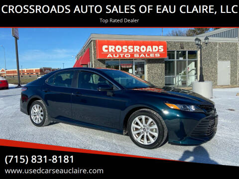 2020 Toyota Camry for sale at CROSSROADS AUTO SALES OF EAU CLAIRE, LLC in Eau Claire WI