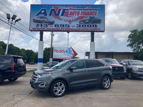 2015 Ford Edge for sale at ANF AUTO FINANCE in Houston TX