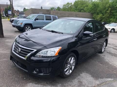 2015 Nissan Sentra for sale at SARRACINO AUTO SALES INC in Burgettstown PA