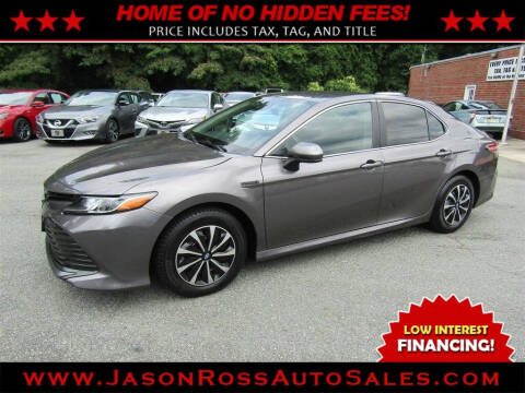 2019 Toyota Camry Hybrid for sale at Jason Ross Auto Sales in Burlington NC
