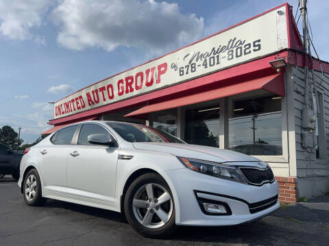 2015 Kia Optima for sale at Unlimited Auto Group of Marietta in Marietta GA