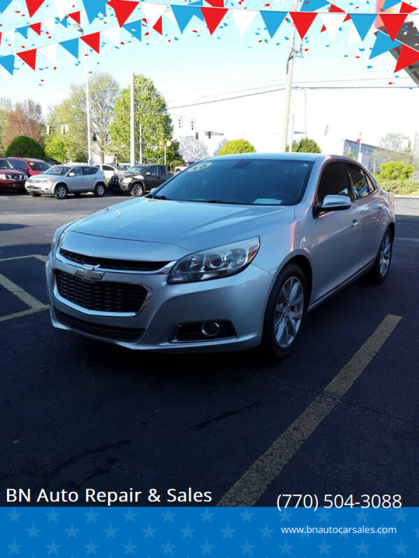 2016 Chevrolet Malibu Limited for sale at BN Auto Repair & Sales in Mcdonough GA