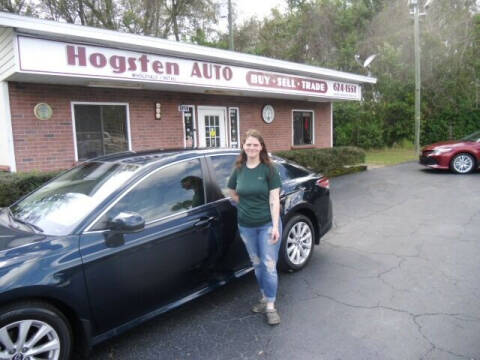 2018 Toyota Camry for sale at HOGSTEN AUTO WHOLESALE in Ocala FL