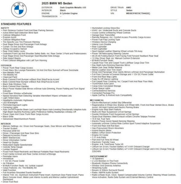 2025 BMW M5