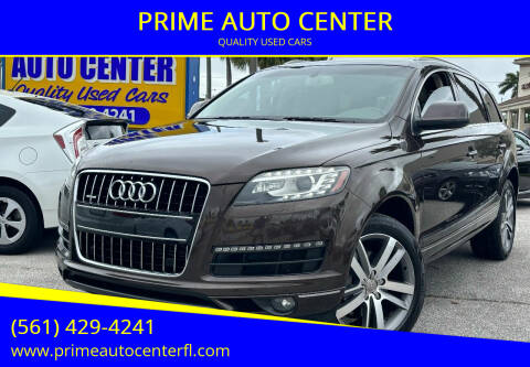 2014 Audi Q7 for sale at PRIME AUTO CENTER in Palm Springs FL