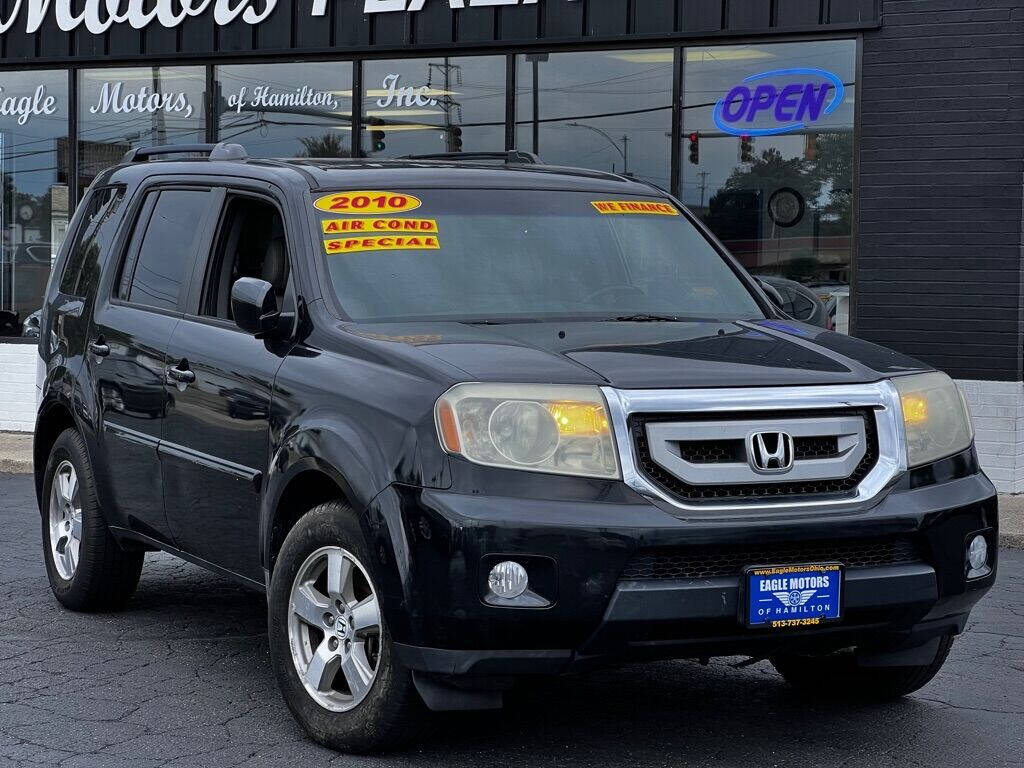 Black 2010 Honda Pilot EX-L 4x4 EX-L 4dr SUV 2