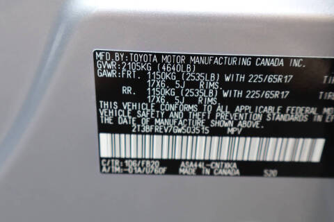 2016 Toyota RAV4 LE