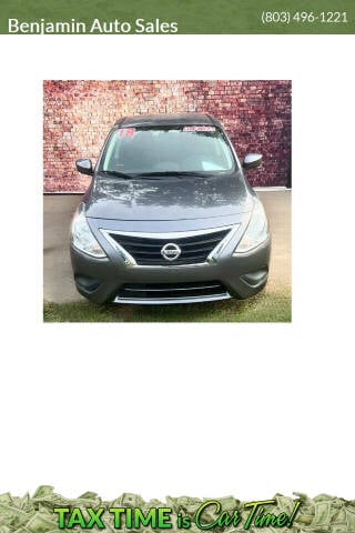 2018 Nissan Versa for sale at Benjamin Auto Sales and Detail LLC in Holly Hill SC