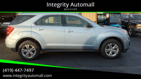 2015 Chevrolet Equinox for sale at Integrity Automall in Tiffin OH