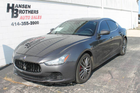 2017 Maserati Ghibli for sale at HANSEN BROTHERS AUTO SALES in Milwaukee WI