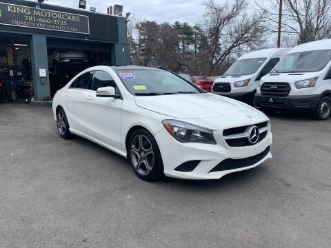 2014 Mercedes-Benz CLA for sale at King Motorcars in Saugus MA
