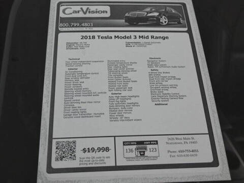 2018 Tesla Model 3 Mid Range